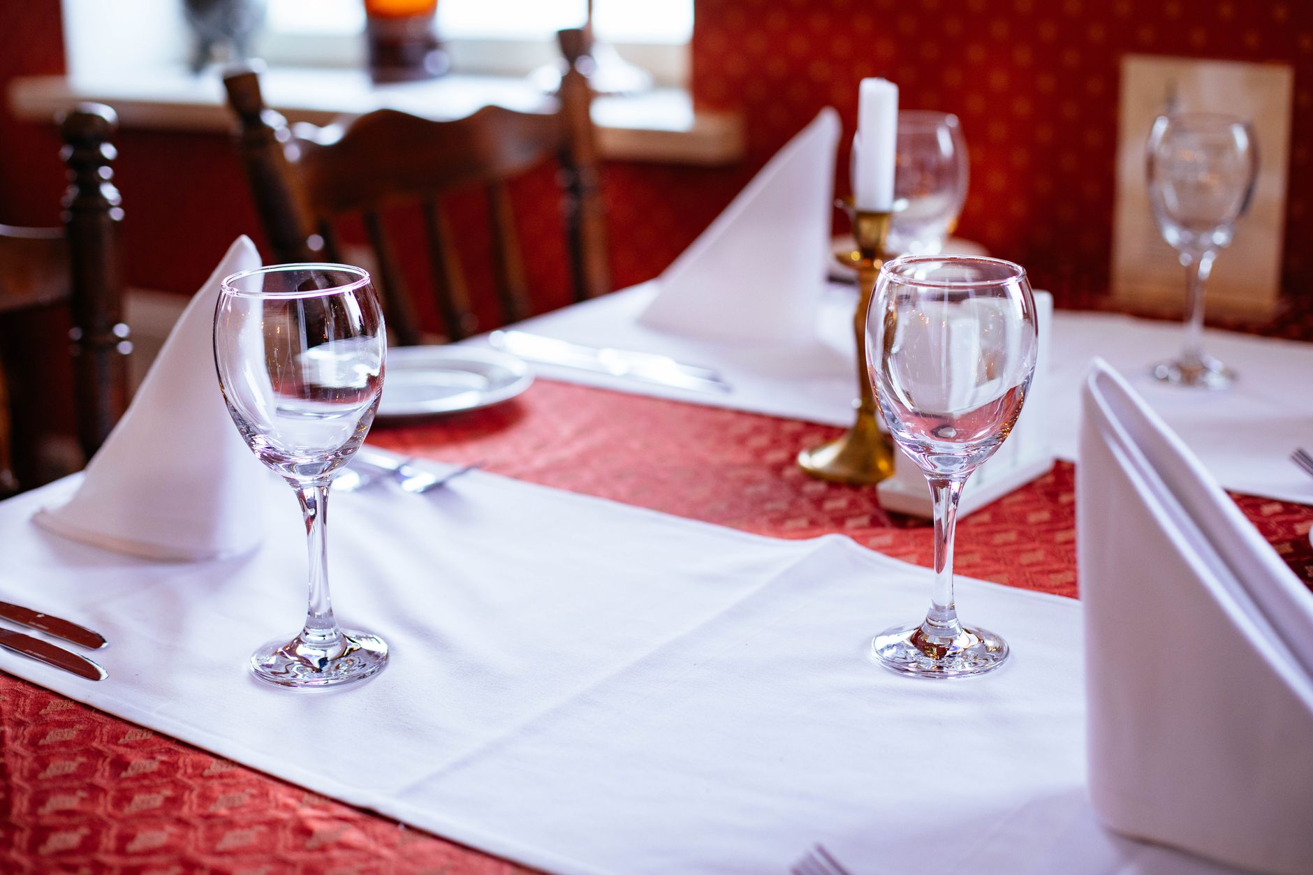 verres vin table repas