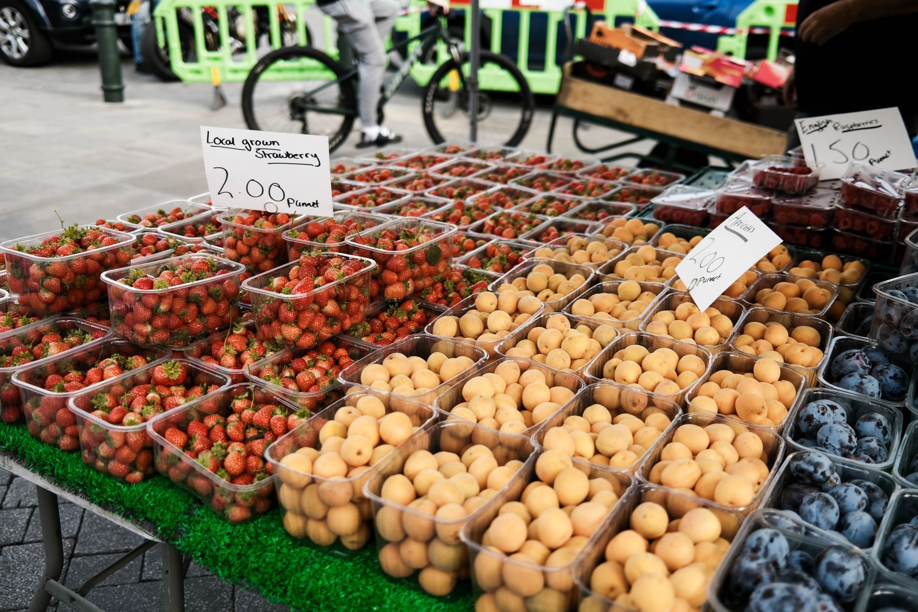 étal marché local