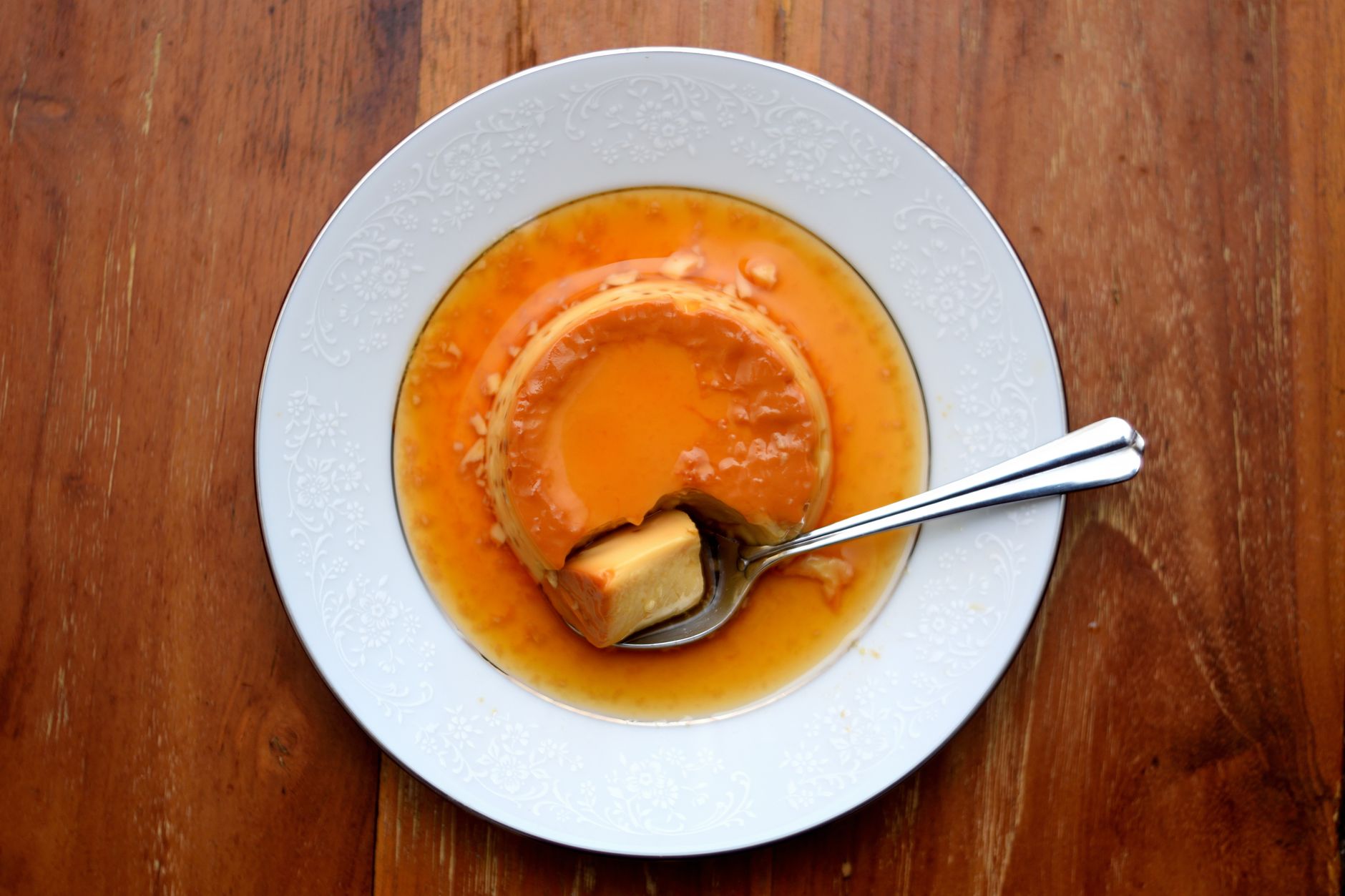 flan vanille doré