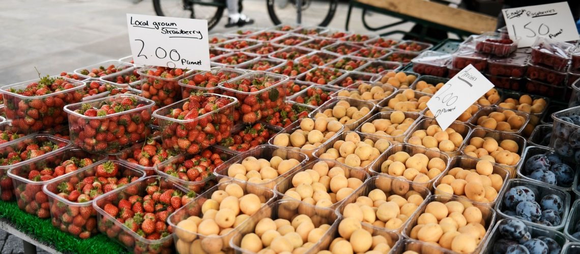 étal marché local
