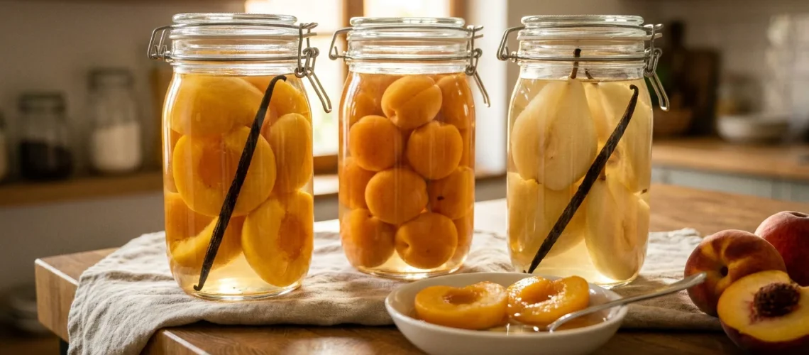 Quand les fruits débordent du panier : mes bocaux de fin d été